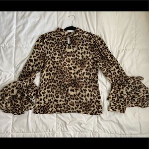 Gracia Cheetah Print Top - Medium